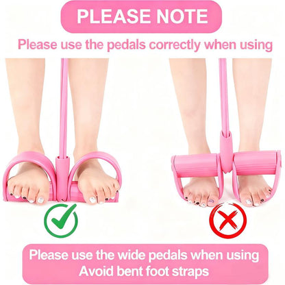 Multifunction Tension Rope, 6-Tube Elastic Yoga Pedal Puller Resistance Band, Elastic Pull Rope Fitness, Full-Body Workout at Home Gym, Exercise Sit-Up, Yoga, Abdominal Training