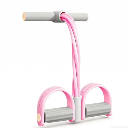 Multifunction Tension Rope, 6-Tube Elastic Yoga Pedal Puller Resistance Band, Elastic Pull Rope Fitness, Full-Body Workout at Home Gym, Exercise Sit-Up, Yoga, Abdominal Training