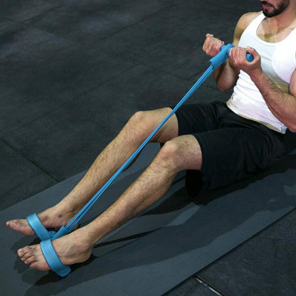 Upgraded Pedal Resistance Band - Fitness Ankle Puller Stretching Band, Multi-Functional Tension Rope for Men & Women(Only Resistance Band, No Yoga Mat)